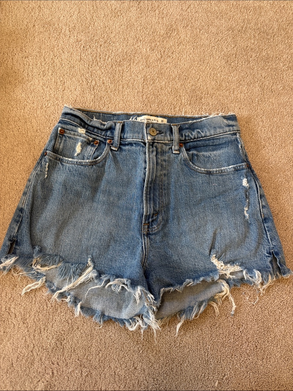 Curve Love Mom Short - Medium denim